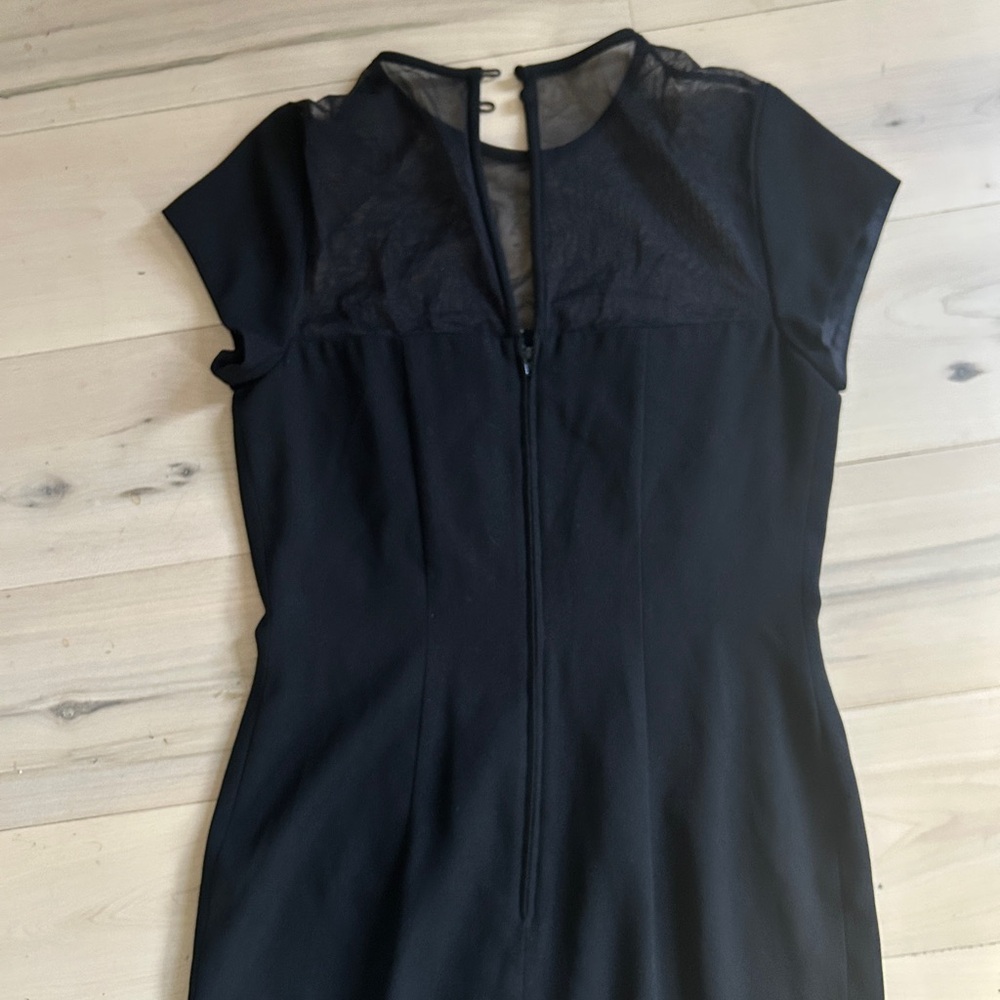 Vintage Kathryn Conover By Night Black Cocktail Midi Dress Size 8 - Picture 9 of 16